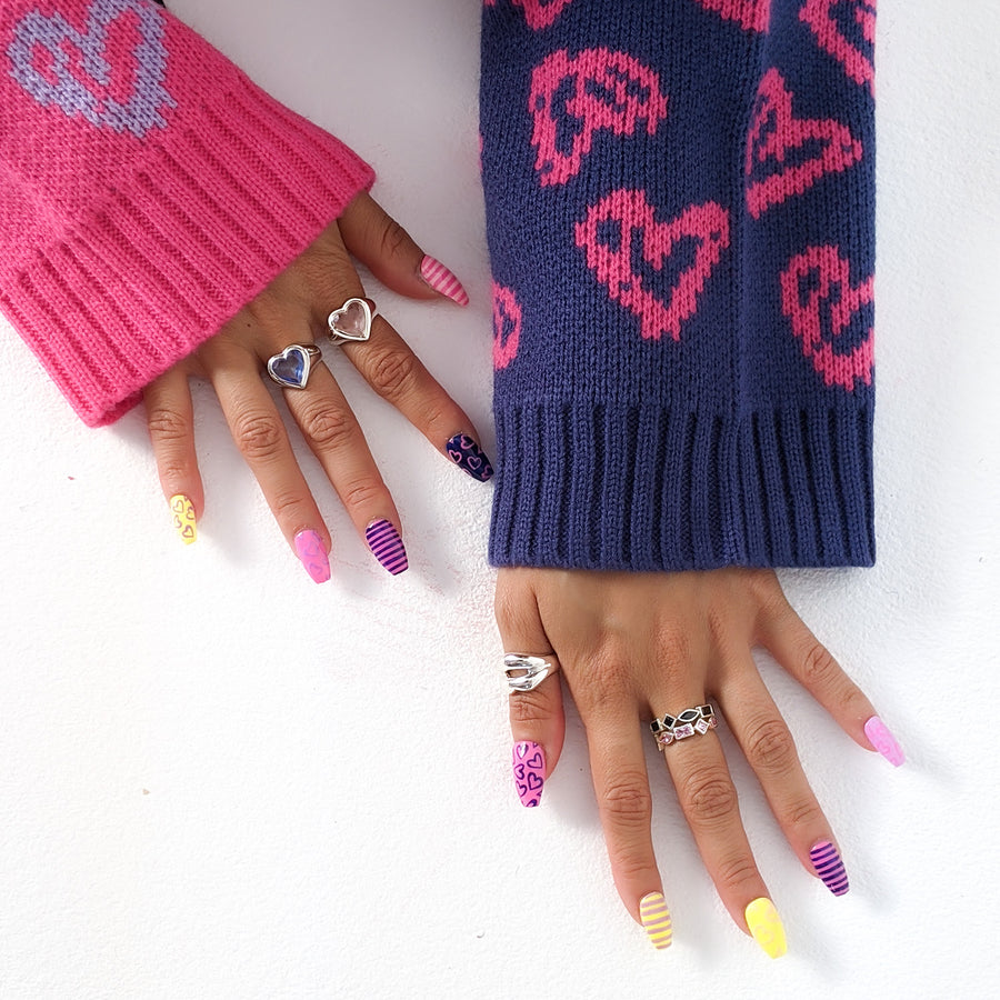 CANDY FLOSS HEART RING