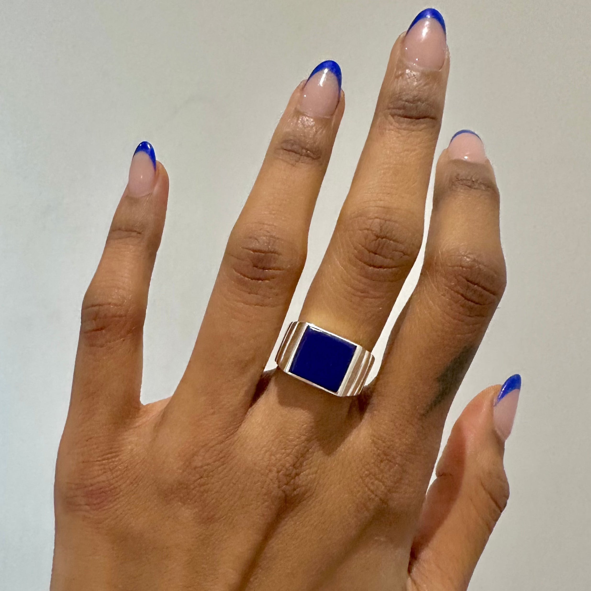 LAPIS SIGNET RING