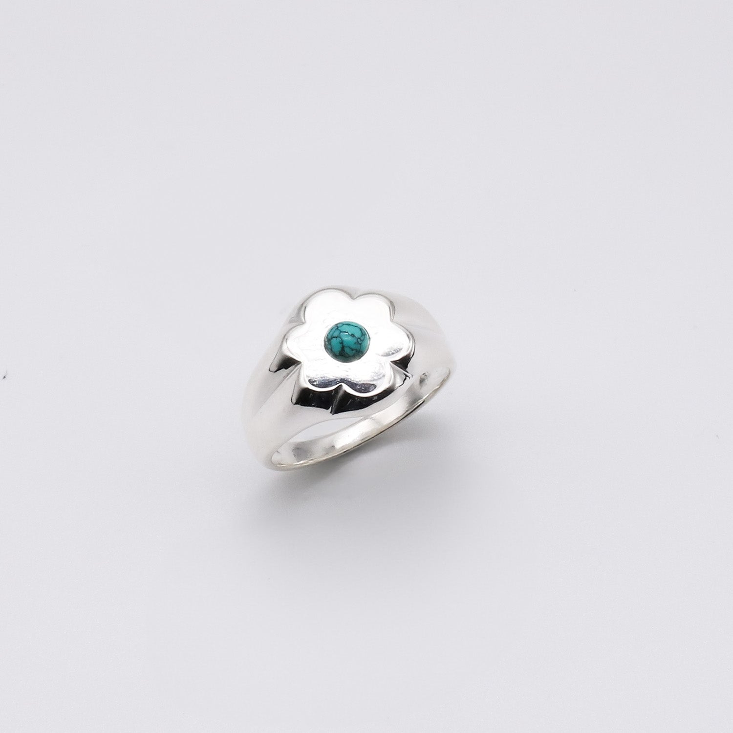 FLOWER BLOSSOM TURQUOISE RING