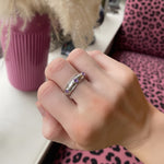 AMETHYST SAUCER RING
