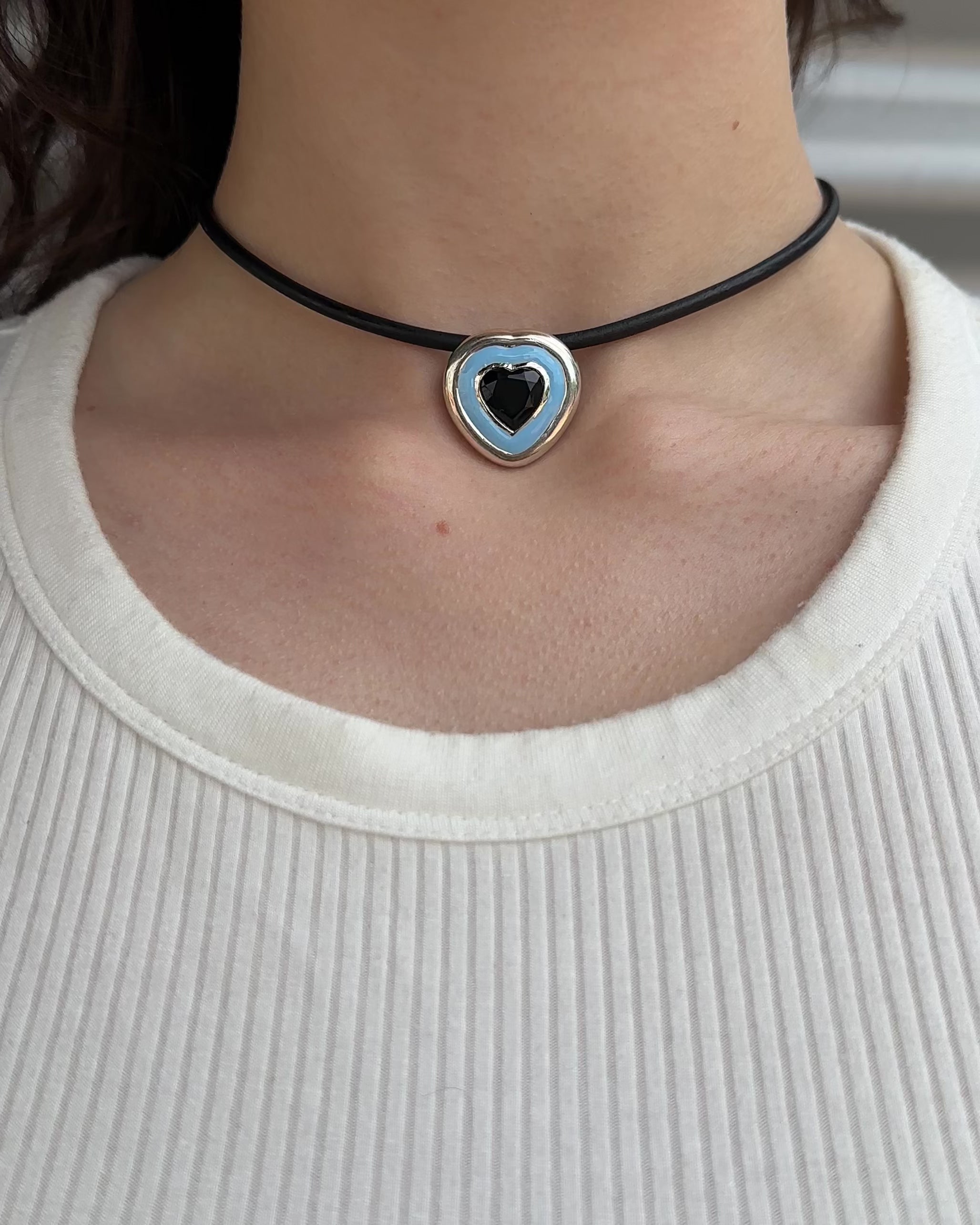 Heart Choker Necklace