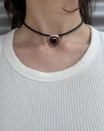 Load and play video in Gallery viewer, Heart Choker Necklace
