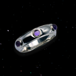 Load image into Gallery viewer, AMETHYST SAUCER RING
