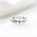 Load image into Gallery viewer, AQUA BLING RING
