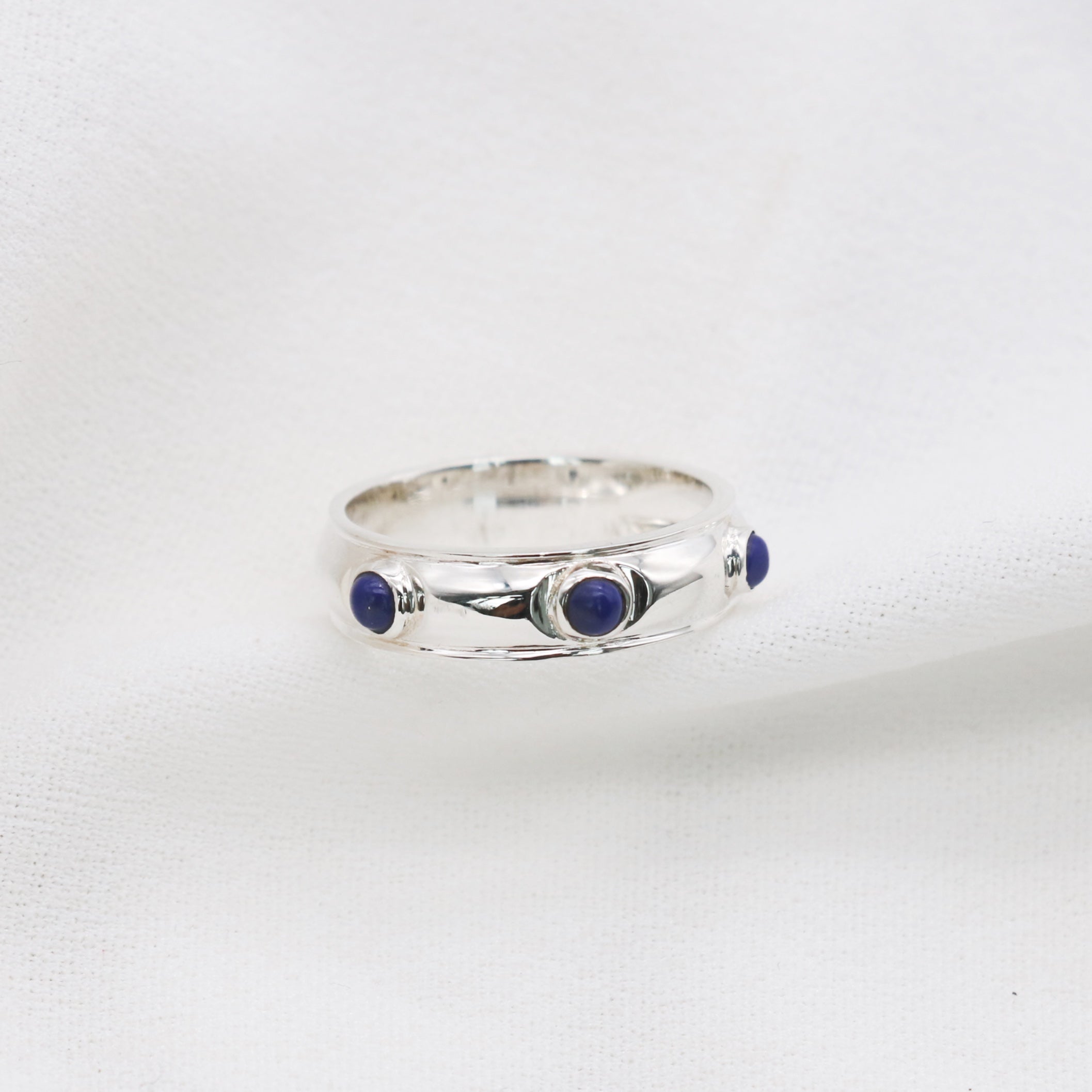 LAPIS SAUCER RING