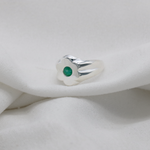 Load image into Gallery viewer, FLOWER BLOSSOM EMERALD RING
