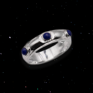 LAPIS SAUCER RING